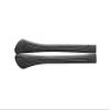 Caulo Silicone Rubber Rectangle Hole Anti-Slip Ear Sock Pieces Tube Wire Temple Sleeves for Glass Sunglass Frames TT008 (Black - 1 Pair) view 1