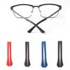 Caulo Silicone Rubber Rectangle Hole Anti-Slip Ear Sock Pieces Tube Wire Temple Sleeves for Glass Sunglass Frames TT008 (Black - 1 Pair) view 3