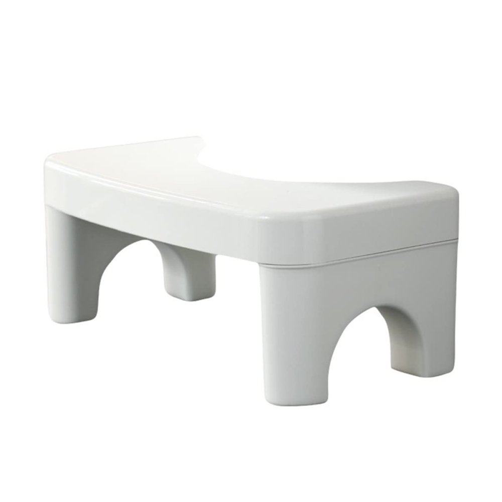 LIFKOME Heighten Squatting Stool for Bathroom Plastic Toilet Stool No Odor Easy to Clean