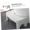 LIFKOME Heighten Squatting Stool for Bathroom Plastic Toilet Stool No Odor Easy to Clean view 2