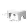 LIFKOME Heighten Squatting Stool for Bathroom Plastic Toilet Stool No Odor Easy to Clean view 3