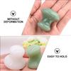 FRCOLOR 6pcs Compress Crystal Massage Scraping Woman Care for Massaging Meditation Shaped Cold Trigger Gua Beauty Ers Man, Mushroom Skin Eyes Health Boards Eye Face view 2