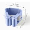 CTVR Self Adhesive Broom Gripper Holder, 3 Pieces Mop Rack, Wall Mount Broom Hanger, Mini Cartoon Shape Dustpan Stand for Home Garden Garage (Size : 3 Pieces) view 2