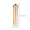 2 Sets 2pcs Outdoor Waterproof Tank Pill Case Emergency Brass Pill Tank Pill Holder Waterproof Pill Containers Pill Storage Container view 2