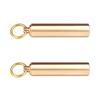 2 Sets 2pcs Outdoor Waterproof Tank Pill Case Emergency Brass Pill Tank Pill Holder Waterproof Pill Containers Pill Storage Container view 3