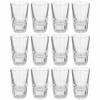 12 Pc Premium Glass Shot Glasses Fluted 1.7 Oz 50mL Party Shooters Bar Gift Set view 1