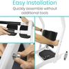 Vive Sit to Stand Lift & Transfer Sling - Elderly Stand Assist Transport Unit Wheelchair Device for Home Care Use, Disability Aid Product for Adults (Sit to Stand Lift + Transfer Sling) view 4