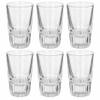 6 Pc Shot Glasses Clear Fluted 1.7 Oz Party Cups Shooters Catering Bar Gift Set view 1