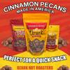 OZARK NUT ROASTERS: Cinnamon-Coated Pecans, Cinnamon Spice Flavored Snacks, World-Class Gourmet Candied Nuts, Resealable Pack (7 oz) view 4