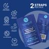 2-Pack Replacement Headgear Strap for N20 Nasal Pillow CPAP Mask, Snugell CPAP Headgear Compatible with AirFit and AirTouch N20 - Adjustable Premium Nylon Headband - Medium Size - Clips Not Included view 2