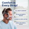 2-Pack Replacement Headgear Strap for N20 Nasal Pillow CPAP Mask, Snugell CPAP Headgear Compatible with AirFit and AirTouch N20 - Adjustable Premium Nylon Headband - Medium Size - Clips Not Included view 3