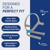 2-Pack Replacement Headgear Strap for N20 Nasal Pillow CPAP Mask, Snugell CPAP Headgear Compatible with AirFit and AirTouch N20 - Adjustable Premium Nylon Headband - Medium Size - Clips Not Included view 4