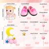 30PCS Pink Baby Girl Cake Decorations Its a Girl Cake Topper Pink Ball Cake Toppers for Baby Shower Birthday Cake Decoration view 2