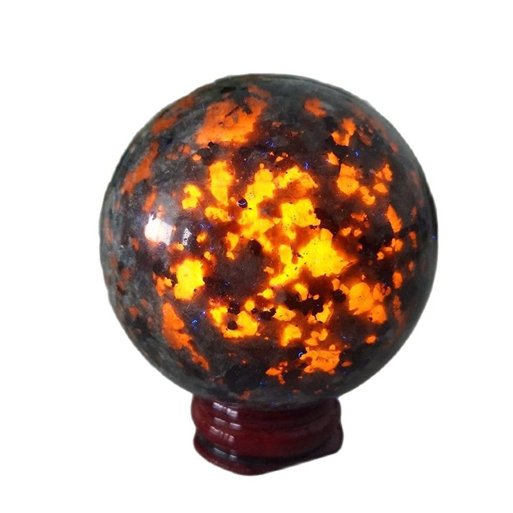 Healing Mineral Stone Natural Stone Crystal Ball Powerful Chakra Energy Crystals and Stones Sphere Healing Spiritual Witchcraft Chakra Balance Gemstone Decoration Natural Stones ( Size : 60mm-65mm )