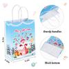 24Pcs Christmas Gift Bags with Tissues, Small Christmas Bags for Gift with Handle, Xmas Treat Paper Bag for Kids Adults Party Supplies view 2