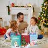 24Pcs Christmas Gift Bags with Tissues, Small Christmas Bags for Gift with Handle, Xmas Treat Paper Bag for Kids Adults Party Supplies view 4