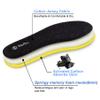 3 Pair -Shoe Inserts for Mens Memory Foam Insoles,Replacement Insoles for Work Boots Running Shoes, Cushion Shock Absorbing for Foot Pain Relief, Comfort Breathable Inner Soles Black 45EU,US12 view 2