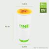 KARAT EARTH 24oz Eco-Friendly Paper Hot Cups - One Cup, One Earth (90mm) - 500 ct view 2