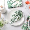 Spiareal 200 Pcs Eucalyptus Napkins Guest Towels Disposable Bathroom Sage Green Leaves Paper Hand Towels Decorative Greenery Paper Napkins for Wedding Birthday Cocktail Dinner Baby Shower Party Decor view 4