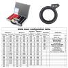 Trial Lens Set Leather 266Pcs Plastic Rimtrial Lens Case Optometry Insert Box Optometry Accessories Box Try-On Inserts Optical Equipment(Color:Black,Size:266pcs) view 3