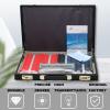 232 Pcs Optical Trial Lens Set Kit Plastic Rim Leather Case Trial Lenses Equipment 26Mm Clear Aperture Precise Degree (Color:Black,Size:232pcs) view 2