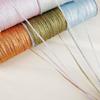 ECYC 2 PCS 20 Yards 1/8"(3mm) Metallic Glitter Ribbon, Gift Wrapping Ribbon Decorative Ribbon for DIY Crafts Wedding Birthday Party Decoration,Silver view 3