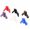 Caulo Silicone Rubber Rectangle Hole Anti-Slip Ear Sock Pieces Tube Temple Sleeves for Glass Sunglass Frames TT007 (Red - 1 Pair) view 4