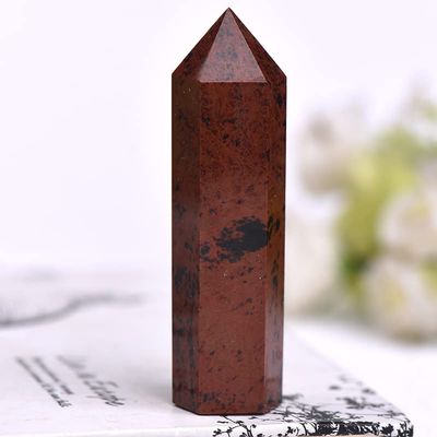 1PC Natural Crystal Column Quartz Rock Mineral Specimen Crystal Point Quartz Rainbow Wand Home Decor Stone,Rhodochrosite 2,50-60mm