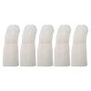 5pcs Finger Cots, PU Leather Finger Sleeves Thumb Protector Finger Covers for Protecting Your Fingers, Cracking view 1