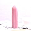 1PC Natural Crystal Column Quartz Rock Mineral Specimen Crystal Point Quartz Rainbow Wand Home Decor Stone,Powder Opal,50-60mm view 1