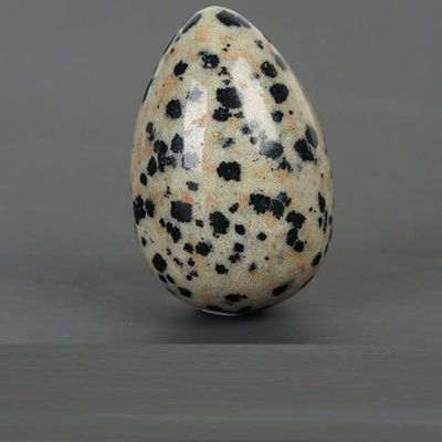 Natural Crystal Rose Quartz Obsidian Malachite Egg Shape Home Decor Gemstones Perfect for Reiki Healers Kegel Exercise 30 * 20mm,Mottled Stone