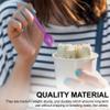 MT Products Disposable Color Changing Plastic Spoons Medium Weight - Pink to Purple - Perfect for Hot and Cold Food - Pack of 50 view 4