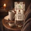Green Jay Gourmet Milk Chocolate Covered Coffee Beans - Handmade & Fresh Milk Chocolate Espresso Beans - Great Gift for Chocolate Lovers - 8 Ounce Resealable Bag view 3