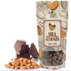 Green Jay Gourmet Milk Chocolate Covered Almonds - Premium Chocolate Candy Snacks for Kids and Adults - Quality Handmade Chocolate Gifts for Christmas and Holidays - 16 Ounce Resealable Bag view 1