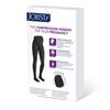 JOBST Maternity Opaque Compression Stockings, 15-20 mmHg, Waist High, Closed Toe, Caramel, Medium view 3