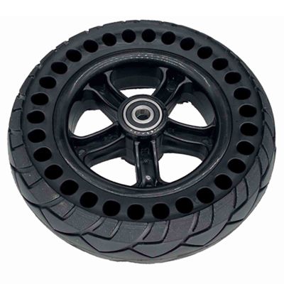 MOFOCO Wheelchair Front Wheels 8x2 inch, PU Solid tyre Wheelchair Caster, Polyurethane Tire, Front Caster for Wheelchairs Rollators Walkers, Electric Drive Wheelchair