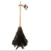 Superio Ostrich Feather Duster Fluffy Dust Remover, with Wooden Handle Reusable for Cleaning Homes, Ceilings, and Furniture (3 Pack) (1 Pack) view 1