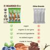 Bearded Brothers, Organic Vegan Protein Energy Bars, Almond Butter Vanilla (12 Pack) - Gluten Free, Paleo, Fiber, Whole 30 | Non GMO Low Glycemic Snacks (Packaging May Vary) view 4