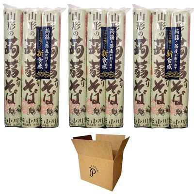 JFC Japanese style Ogawa Noodle, Yamagatano Konnyaku Soba, Multi Pack, 15.87oz (Pack of 3)