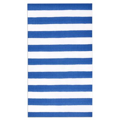Gift Boutique 100 Count Navy Blue & White Stripe Guest Napkins Disposable Paper Pack Striped Dinner Hand Napkin for Bathroom Wedding Holiday Birthday Party Bridal & Baby Shower Decorative Towels