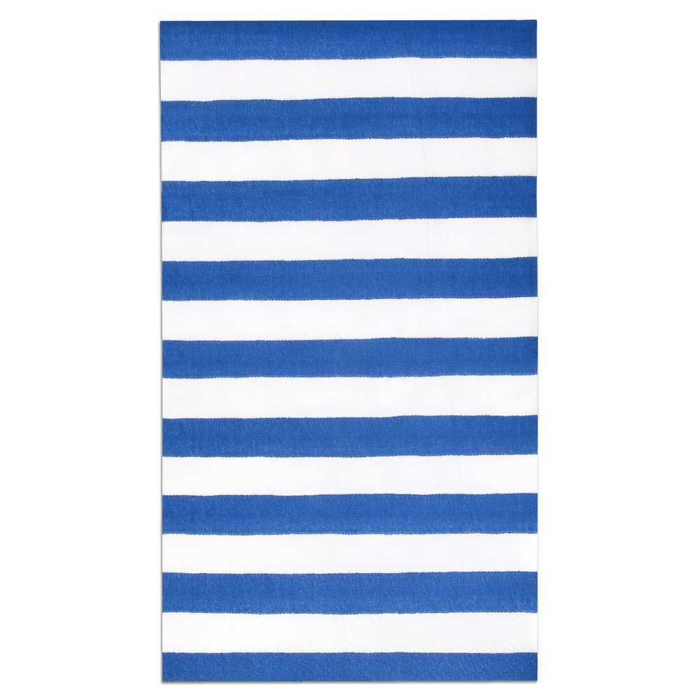 Gift Boutique 100 Count Navy Blue & White Stripe Guest Napkins Disposable Paper Pack Striped Dinner Hand Napkin for Bathroom Wedding Holiday Birthday Party Bridal & Baby Shower Decorative Towels