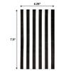 Gift Boutique 100 Black & White Stripe Guest Napkins 3 Ply Disposable Paper Pack Striped Dinner Hand Napkin for Bathroom Powder Room Wedding Holiday Bridal & Baby Shower Decorative Towels view 2