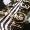 Gift Boutique 100 Black & White Stripe Guest Napkins 3 Ply Disposable Paper Pack Striped Dinner Hand Napkin for Bathroom Powder Room Wedding Holiday Bridal & Baby Shower Decorative Towels view 3