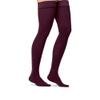 JOBST Maternity Opaque Compression Stockings, 20-30 mmHg, Thigh High, Closed Toe, Cranberry, X-Large view 1