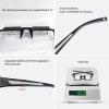 okcsc Lazy Reading Glasses Light Thinner Horizontal HD Glasses for Lying Down to Watch TV/Mobile Reading Books 90Angle Prism Lazy Readers Glasses view 3