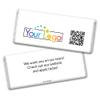 100ct Custom Candy Promotional Products Add Your Logo & QR Code Candy Chocolate Bar (100 Pack) view 2