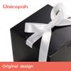 UnicoPak 50 Pack 4x4x4 Black Gift Boxes, Elegant Small Gift Boxes with Lids for Birthday Party Wedding Holiday Christmas, Gift Box for Ornaments Treats Candle Mug Crafting view 3