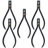 AAProTools Limited Edition 5 Piece Black Coated Color TC Distal End Cutter Hold & Cut Hard and Soft Wire Orthodontic Instruments view 1