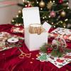 UnicoPak 50 Pack 4x4x4 White Gift Boxes, Elegant Small Gift Boxes with Lids for Birthday Wedding Holiday Christmas, Gift Box for Ornaments Treats Candle Mug Crafting view 3