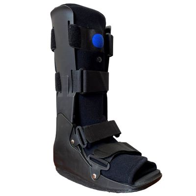 HYPERZ Air Walker Orthopedic Boot, Black Tall Ankle Immobilizer, Air Cam Fracture Boot, Foot Brace for Sprains, Fractures and Injuries